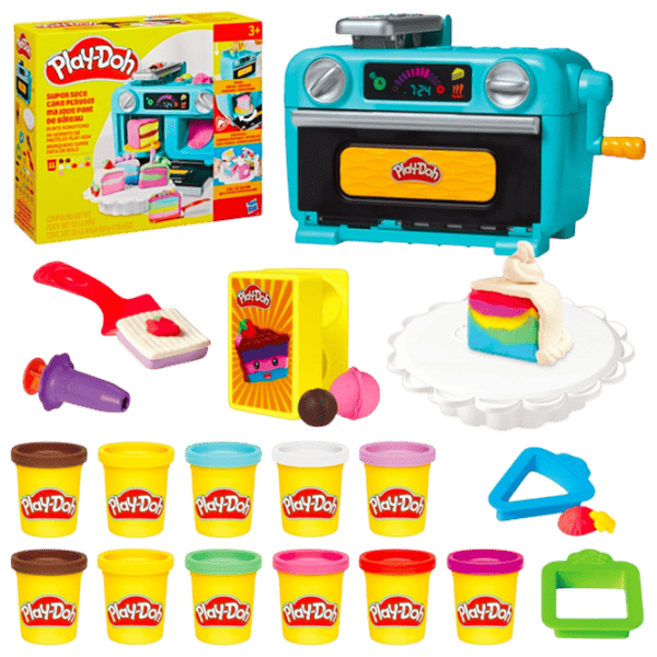 Set de plastilină Play-Doh Super Slice Cake Multicolor / 3+ photo 1