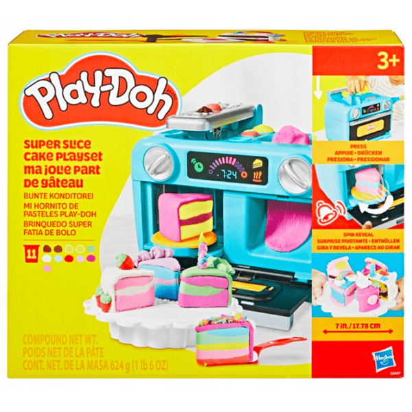 Set de plastilină Play-Doh Super Slice Cake Multicolor / 3+ photo 4