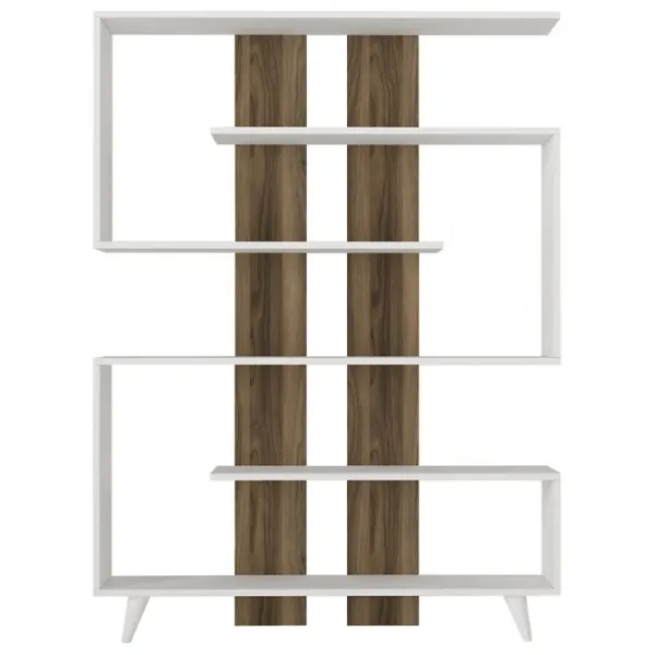 Etajeră Trendy Rain 162 x 120 x 20 cm / PAL / Walnut photo 1