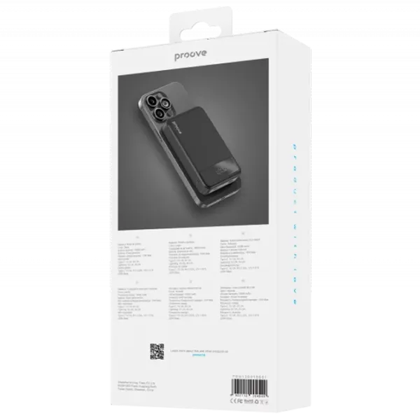 Power Bank Proove Hoodman Magnetic 10000 mAh/ Black photo 4