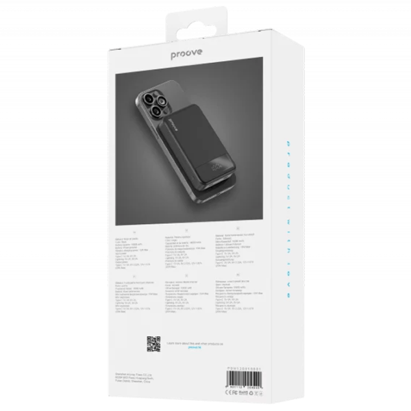 Power Bank Proove Hoodman Magnetic 10000 mAh/ Black photo 4