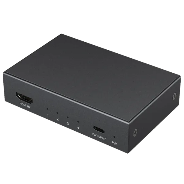 Adaptor Cablexpert DSP-HDMI4K-4P-01 USB Type-C / Black photo 1