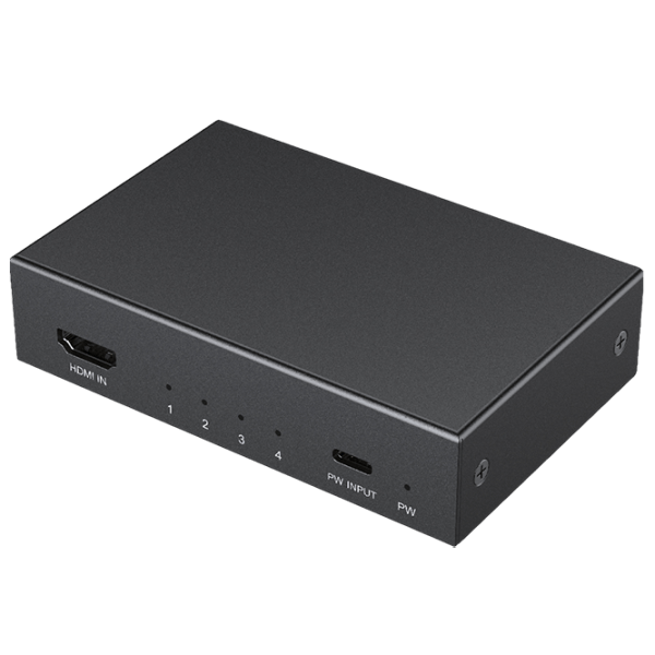 Adaptor Cablexpert DSP-HDMI4K-4P-01 USB Type-C / Black photo 1