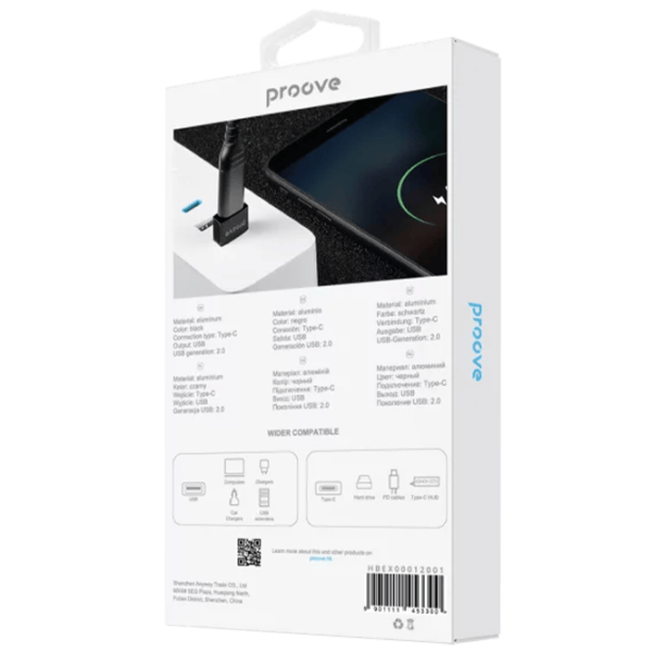 Adaptor Proove OTG Extension USB / Black photo 6