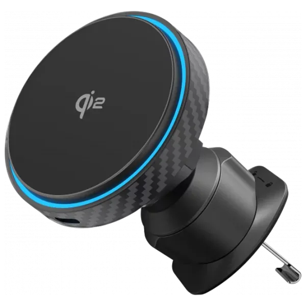 Încărcător auto Proove Wireless Graphite Circle Qi2  / Black photo 1