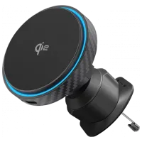 Încărcător auto Proove Wireless Graphite Circle Qi2  / Black