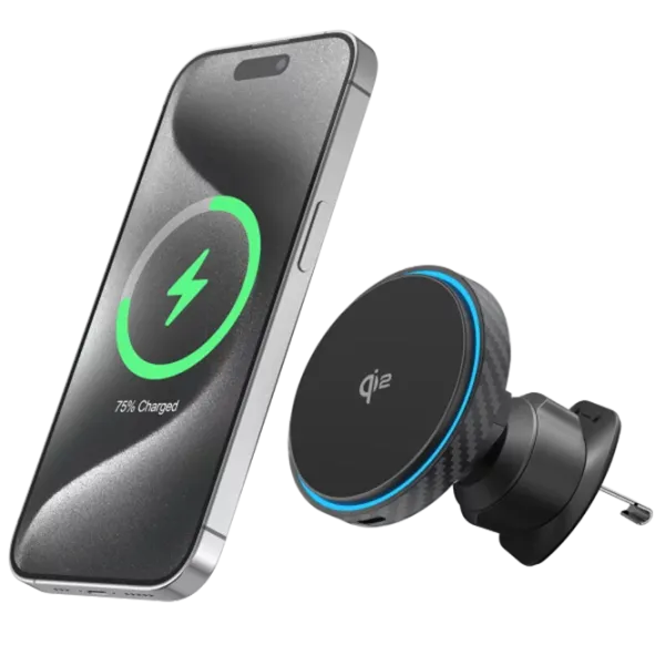 Încărcător auto Proove Wireless Graphite Circle Qi2  / Black photo 2