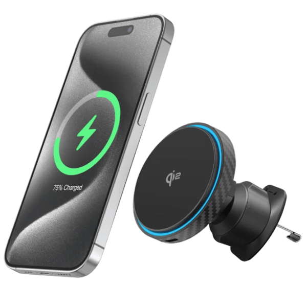 Încărcător auto Proove Wireless Graphite Circle Qi2  / Black photo 2