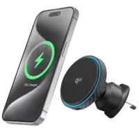 Автомобильное зарядное устройство Proove Wireless Graphite Circle Qi2 / Черный photo 2