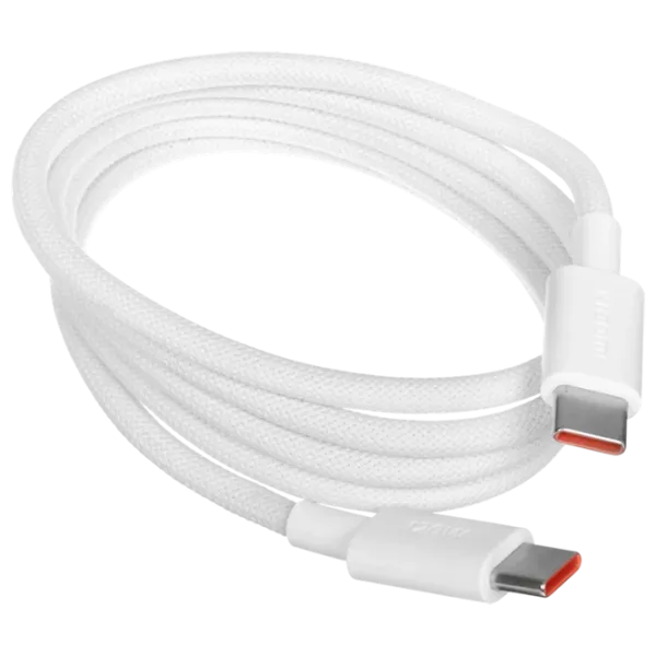 Cablu pentru telefon Type-C to Type-C Xiaomi USB Type-C + USB Type-C 1 m / White photo 1