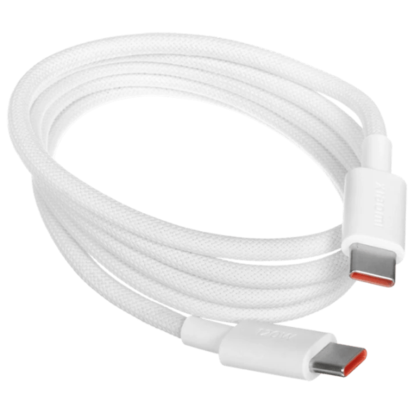 Cablu pentru telefon Type-C to Type-C Xiaomi USB Type-C + USB Type-C 1 m / White photo 1