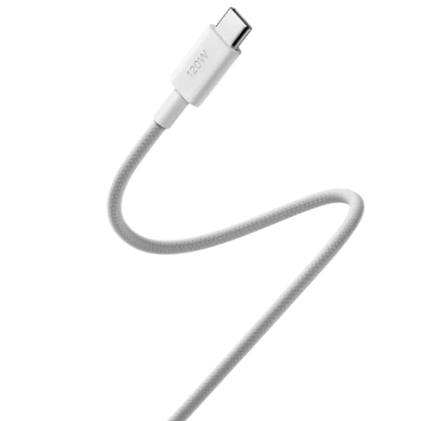 Cablu pentru telefon Type-C to Type-C Xiaomi USB Type-C + USB Type-C 1 m / White photo 2