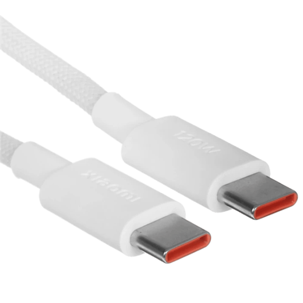 Cablu pentru telefon Type-C to Type-C Xiaomi USB Type-C + USB Type-C 1 m / White photo 3