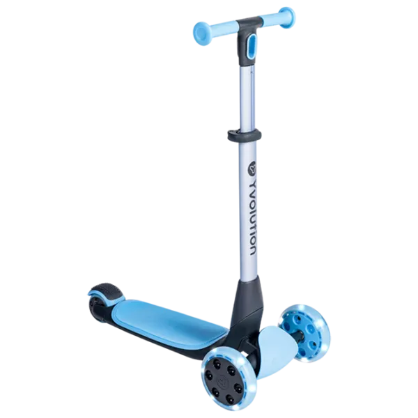 Детский трёхколёсный самокат Yvolution Glider Nua YV-101261 50 кг/ Синий photo 1