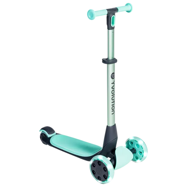 Trotinetă pentru copii cu trei roți Yvolution Glider Nua YV-101263 50 kg/ Green photo 1