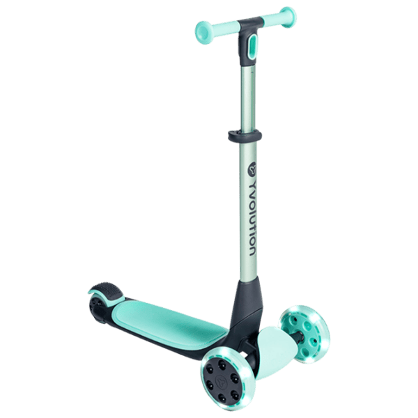 Trotinetă pentru copii cu trei roți Yvolution Glider Nua YV-101263 50 kg/ Green photo 1