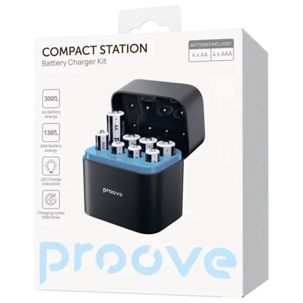Зарядное устройство для батареек Proove Compact Station AA 5 В /  photo 2