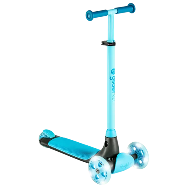 Trotinetă pentru copii cu trei roți Yvolution Glider Kiwi YV-101257 50 kg/ Blue photo 1