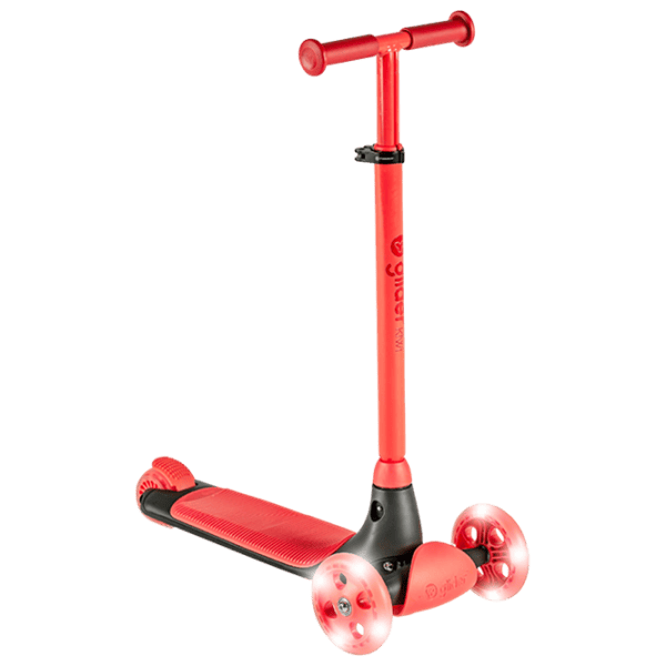 Trotinetă pentru copii cu trei roți Yvolution Glider Kiwi YV-101258 50 kg/ Red photo 1
