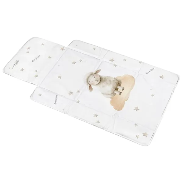 Saltea de înfăşat Albero Mio Sleeping Sheep 446 Unisex / 0+ / White photo 2