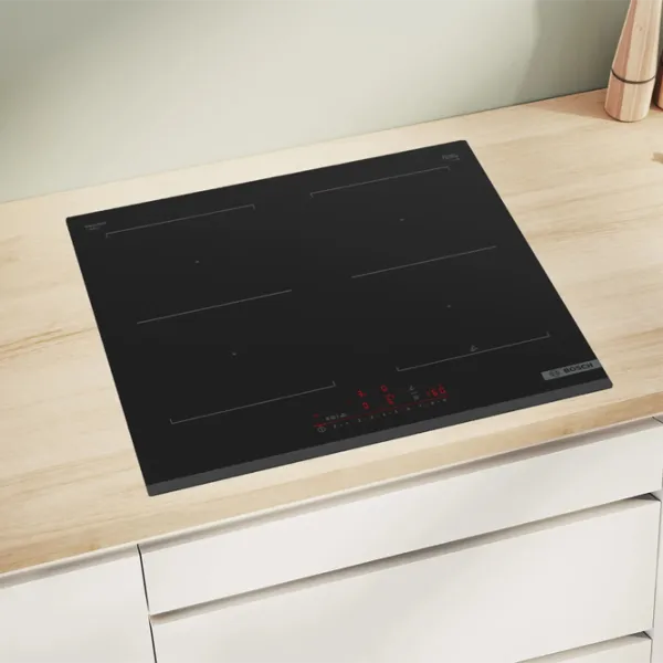 Plită încorporabilă cu inducție Bosch PVQ631HC1E Sticlă călită / Black photo 4