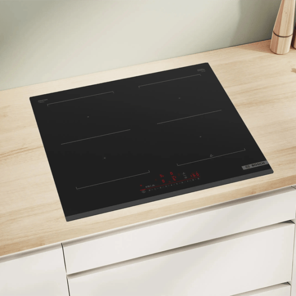 Plită încorporabilă cu inducție Bosch PVQ631HC1E Sticlă călită / Black photo 4