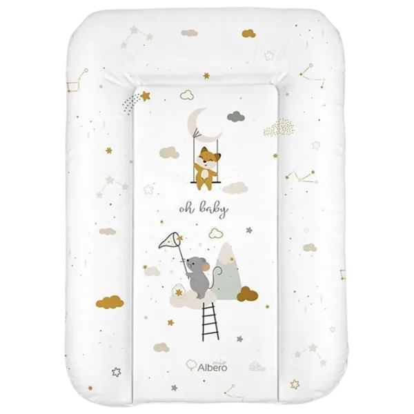 Saltea de înfăşat Albero Mio MP70 421 Unisex / 0+ / White photo 1