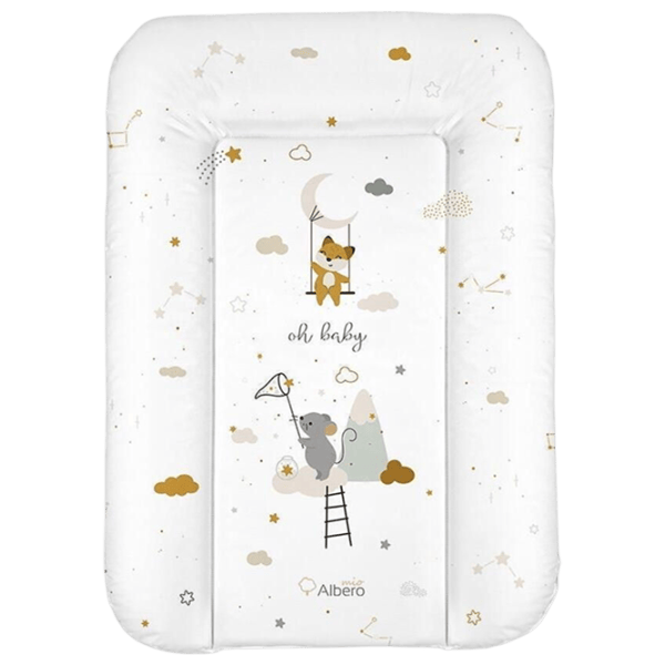 Saltea de înfăşat Albero Mio MP70 421 Unisex / 0+ / White photo 1