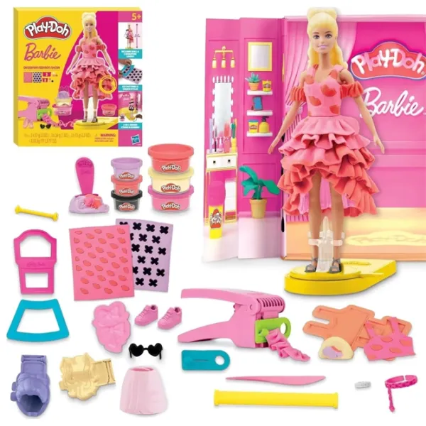 Plastilină Play-Doh Barbie Designer Fashion Show Multicolor / 5+ photo 3
