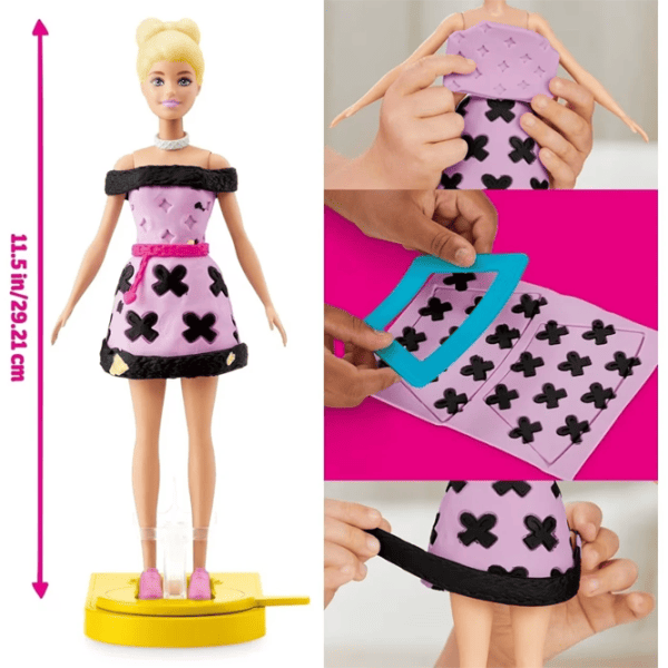 Plastilină Play-Doh Barbie Designer Fashion Show Multicolor / 5+ photo 5
