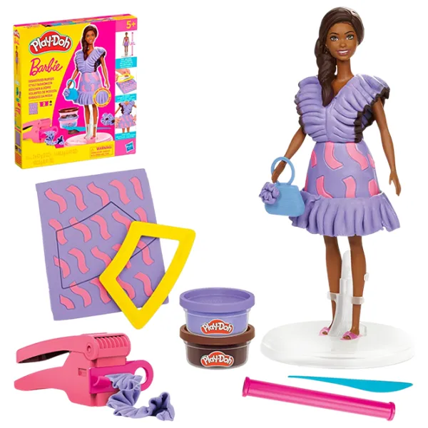 Plastilină Play-Doh Barbie Fashionista Ruffles Multicolor / 5+ photo 1