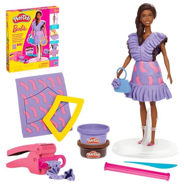 Plastilină Play-Doh Barbie Fashionista Ruffles Multicolor / 5+ photo 1