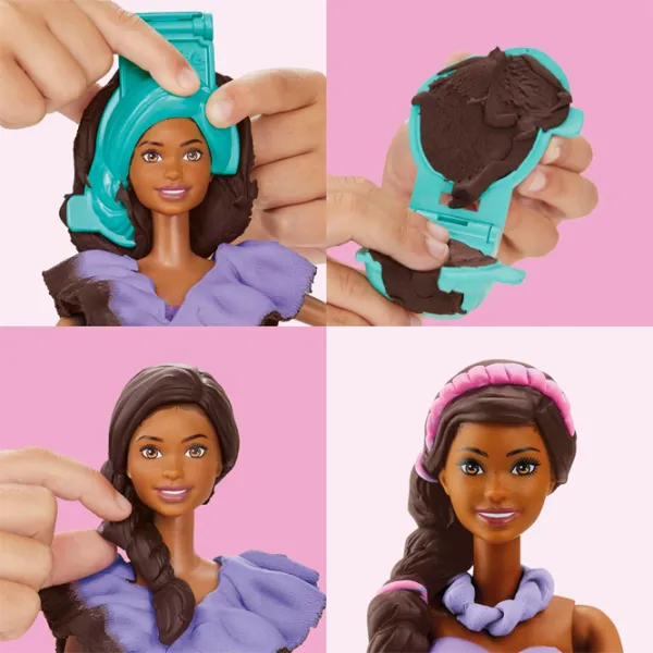 Plastilină Play-Doh Barbie Fashionista Ruffles Multicolor / 5+ photo 3