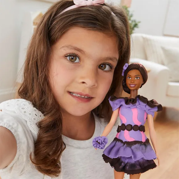 Plastilină Play-Doh Barbie Fashionista Ruffles Multicolor / 5+ photo 7