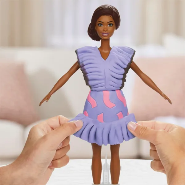 Plastilină Play-Doh Barbie Fashionista Ruffles Multicolor / 5+ photo 8