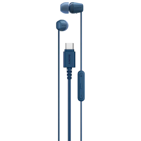 Наушники Sony IER-EX15C Синий Проводная/ Персональный photo 1