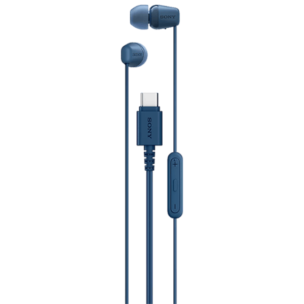 Наушники Sony IER-EX15C Синий Проводная/ Персональный photo 1