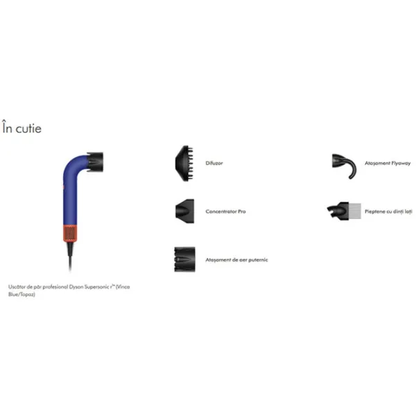 Uscător de păr Dyson HD18 1700 W / Blue photo 7