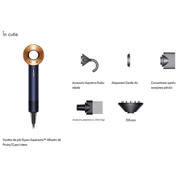 Uscător de păr Dyson HD07 Gift Edition 1600 W / Blue photo 11