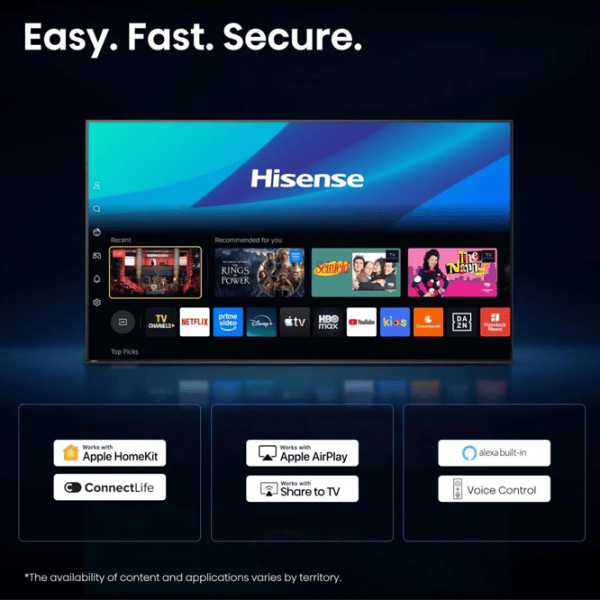 Телевизор Hisense 65U7SE 65" / DLED / 4K / Smart TV / Черный photo 6