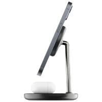 Încărcător wireless Cellularline MAGSF2IN1WIRK 2 A / Black photo 3