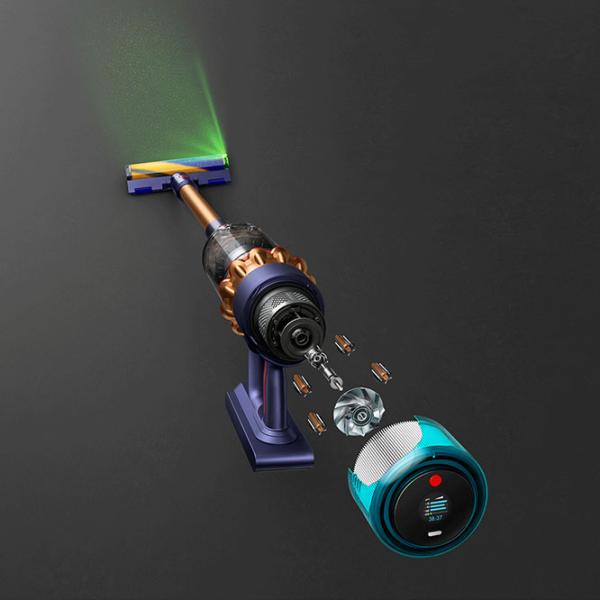 Aspirator vertical Dyson Gen5 Absolute 280 W / Copper Midnight Blue photo 16