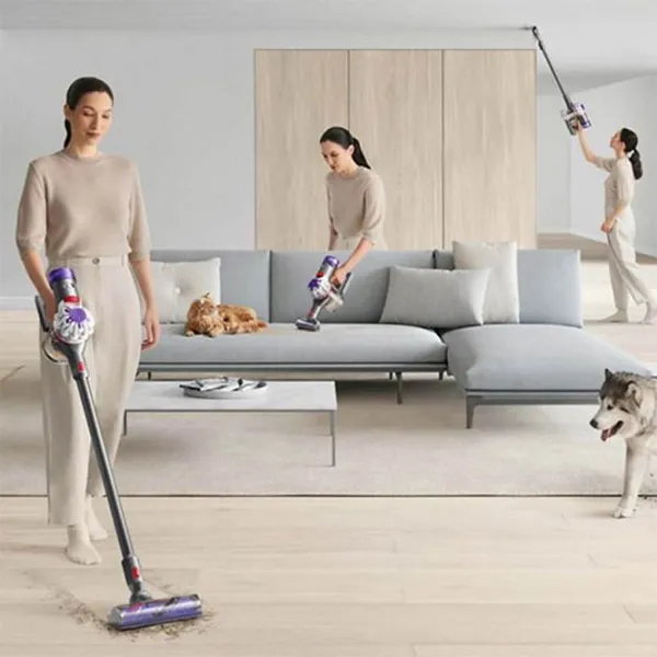 Вертикальный пылесос Dyson V8 2023  / Violet Серебряный photo 11