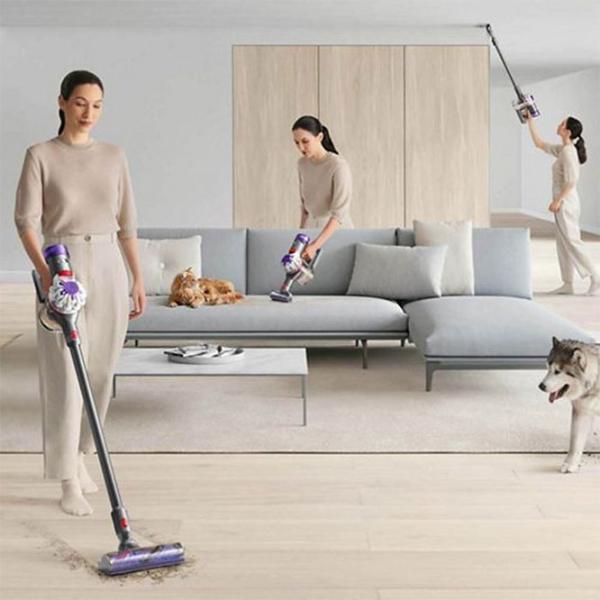Вертикальный пылесос Dyson V8 2023  / Violet Серебряный photo 11