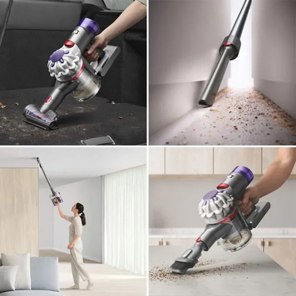 Вертикальный пылесос Dyson V8 2023  / Violet Серебряный photo 14