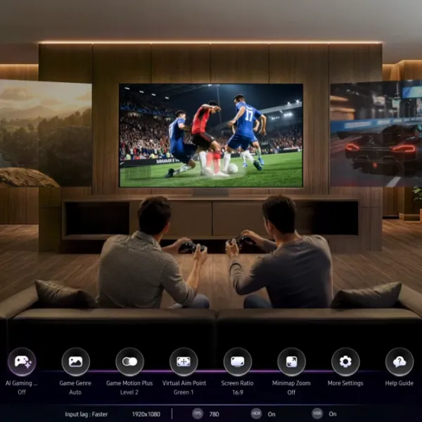 Телевизор Samsung QE43QN70HAUXUA 43" / Neo QLED / 4K / Smart TV / Черный photo 4