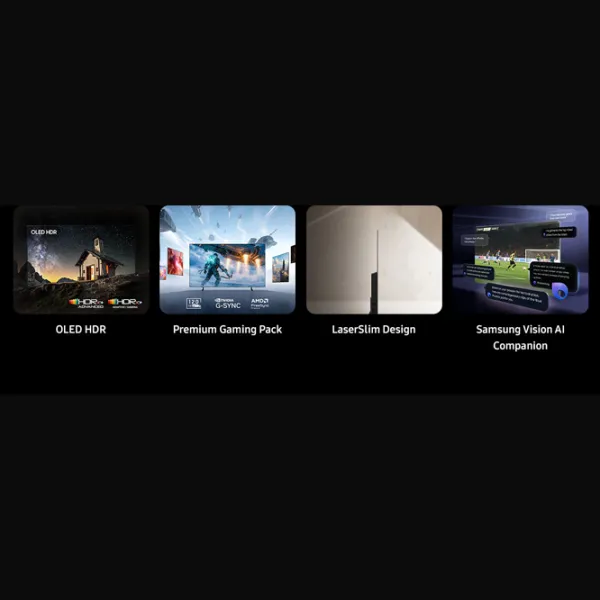 Телевизор Samsung QE48S85HAEXUA 48" / OLED / 4K / Smart TV / Черный photo 6