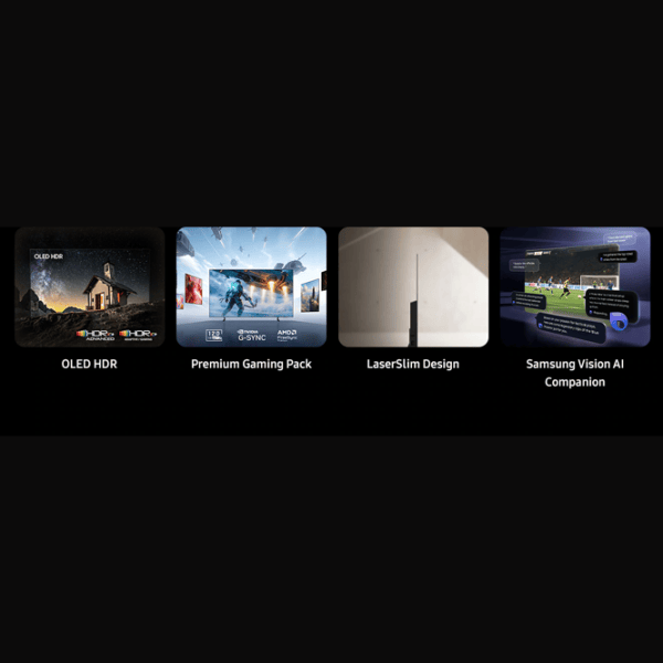 Телевизор Samsung QE48S85HAEXUA 48" / OLED / 4K / Smart TV / Черный photo 6