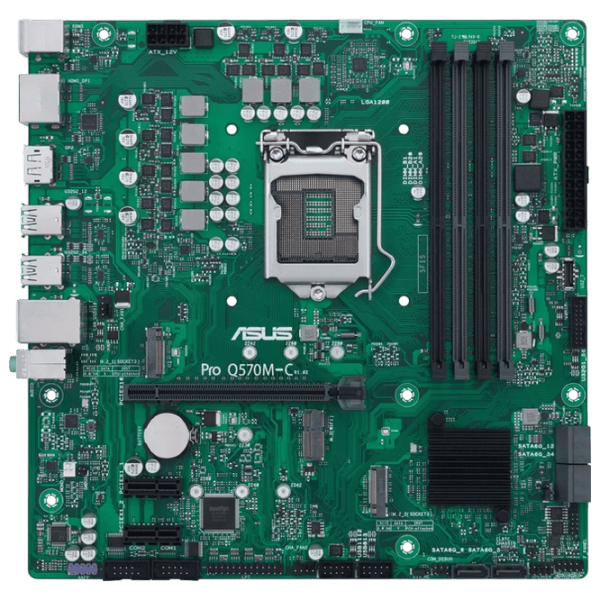 Placă de bază Asus PRO Q570M-C/CSM mATX / Intel Q570 photo 1