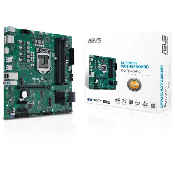 Placă de bază Asus PRO Q570M-C/CSM mATX / Intel Q570 photo 7